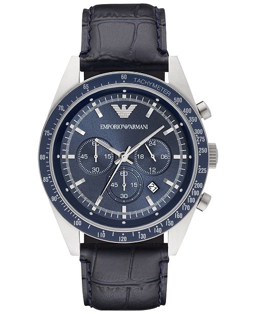 mens emporio armani sports tazio chronograph watch ar6088