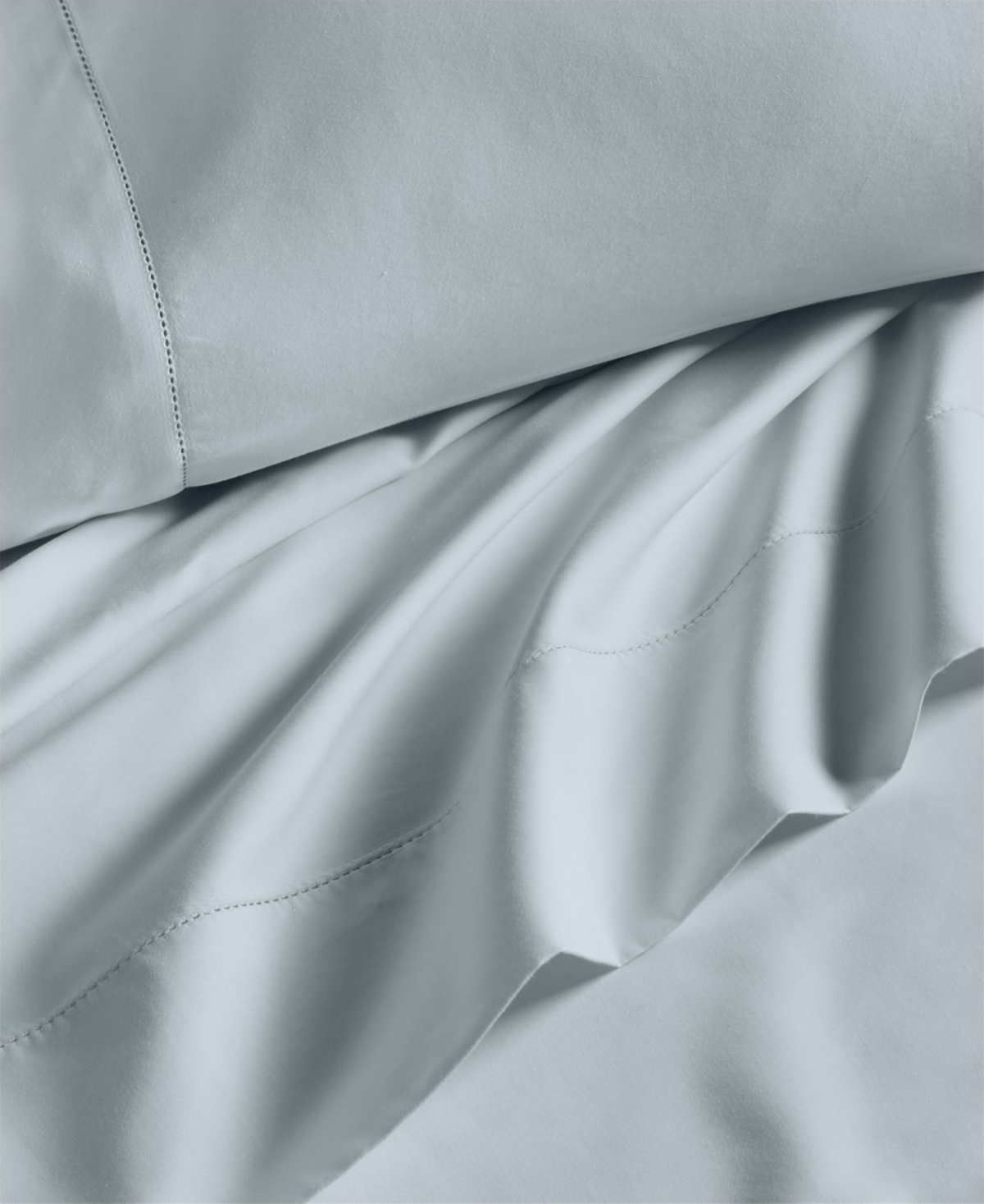 Hotel Collection 680 Thread Count 100% Supima Cotton Sheet Set, Full, Exclusively At Macy's In Aleutian Blue