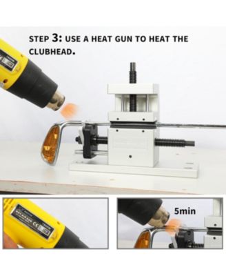 Golf Clubhead Removal Machine，Golf Club Shaft Puller，Golf Clubhead Separator-Golf Club Repair Tools for All Golf Club Shafts,Club Heads, Drivers, Putters and Irons-Simple to Operate-Golfer
