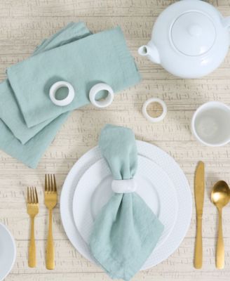 Marble&nbsp;Napkin Ring, Set of 4