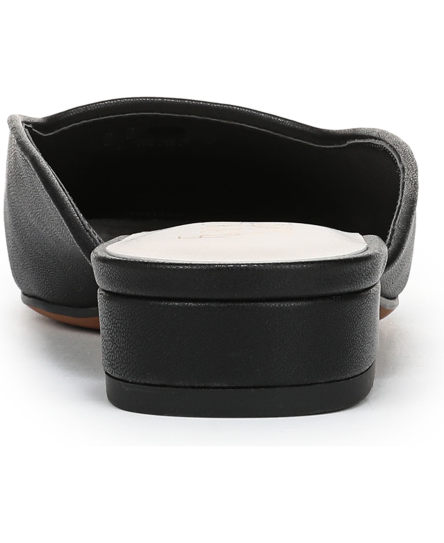 Женские сабо Franco Sarto Dayla Square Toe Block Heel Mules, цвет: Чёрная искусственная кожа — фото 3