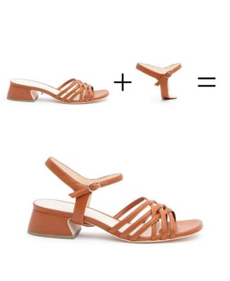 Women's Cognac Jackie Customizable Bell Sandals