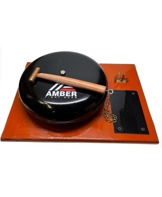 Professional Steel Gong Fight Bell and Hammer Set - Multi-Use Boxing, Wrestling, and Timekeeping Accessory