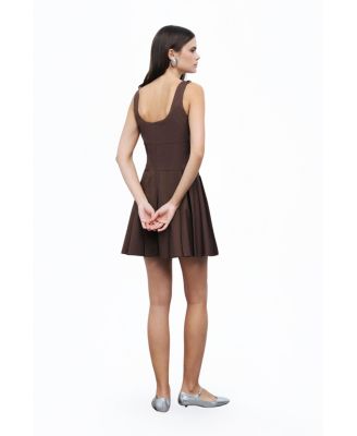 Women's Corset Look Mini Dress