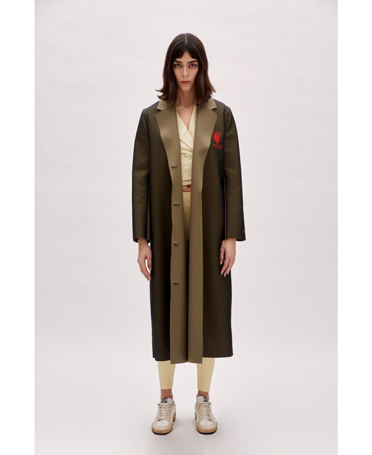 Women's Paper Coat - Khaki