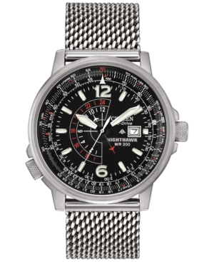 UPC 013205111778 product image for Citizen Women's Eco-Drive Stainless Steel Mesh Bracelet Watch 42mm BJ7008-51E | upcitemdb.com