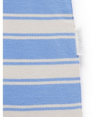 Baby Boys Striped Polo Growsuit