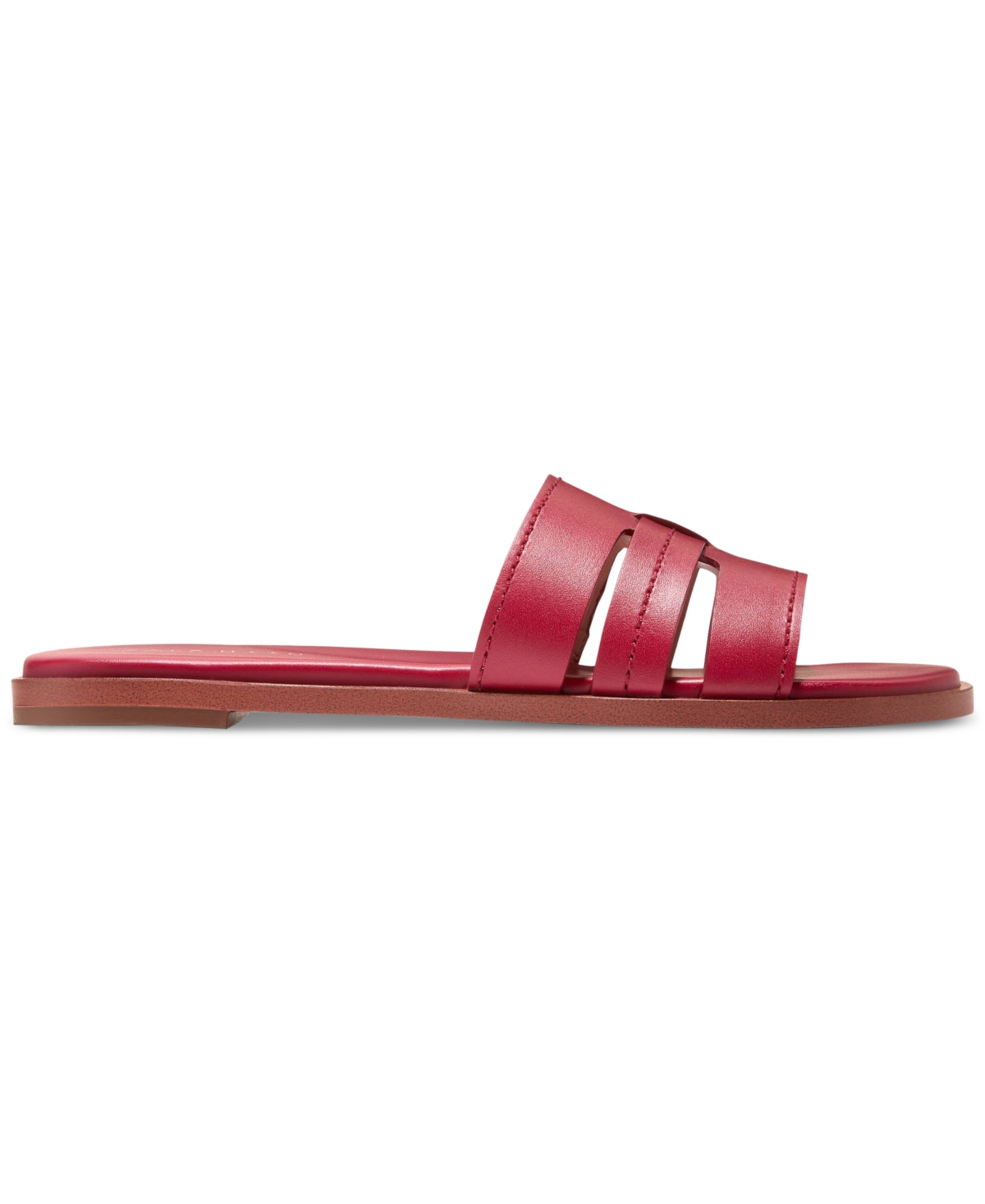 Cole Haan Flynn Slide Sandal In Rio Red Leather