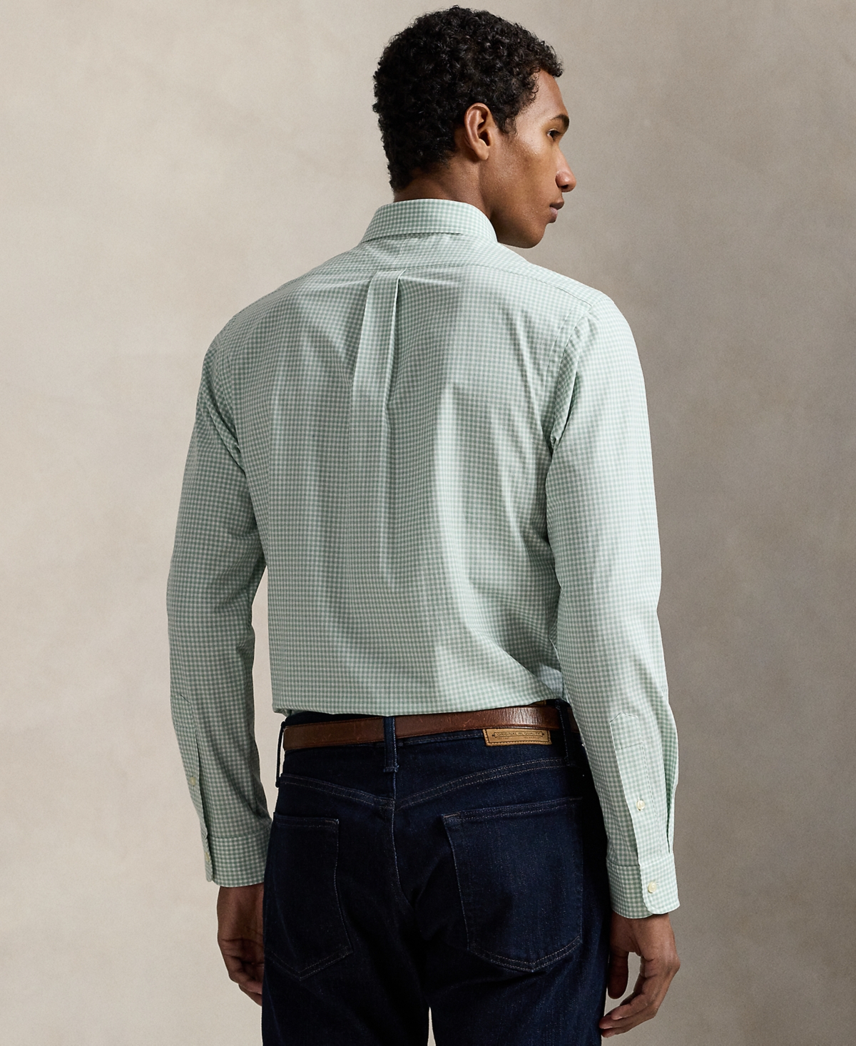Polo Ralph Lauren Men's Classic-fit Stretch Poplin Shirt In Green