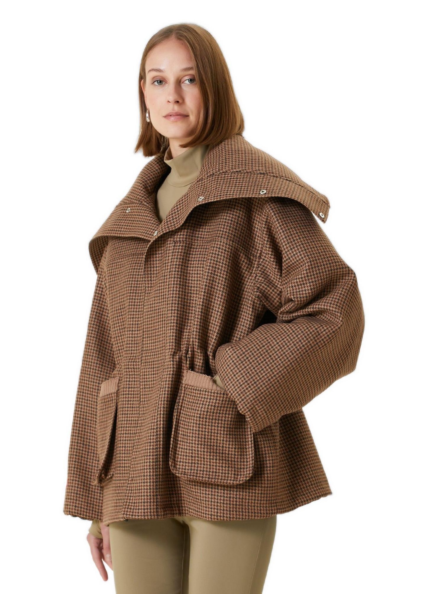 Женская куртка PCFG Wool & Cashmere Blend Oversized Puffer — фото 2