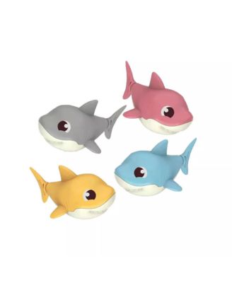 Toddler Wind-Up Floating Shark Bath Toys – 12PCS Colorful Swimming Sharks, Interactive & Battery-Free Water Play Set Bath, Pool & Summer Fun