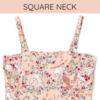 Girls Hedwig Square Neck Smocked Cami Maxi Dress