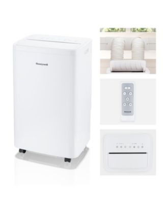 14,500 BTU Portable Air Conditioner for Rooms up to 700 Sq. Ft., Portable AC with Dual Hose & 101 Pint Dehumidifier, Includes Remote Control and AC Unit Window Kit, HW4CEDAWW0, White (10,000 BTU SACC)