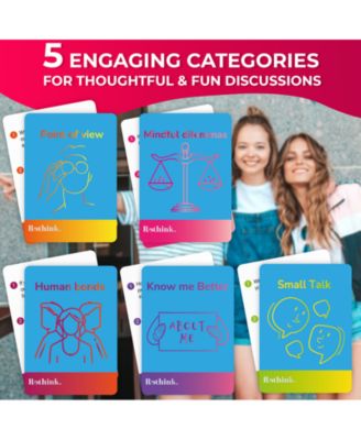 Conversation Cards Game - Universal Edition - 500 Questions - Share Thoughts