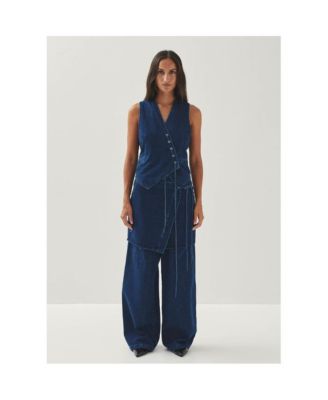 Women's Sabre Blue Denim Vest