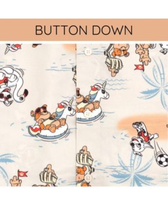 Boys Matching Family Hawaiian Button Down Dress Shirt