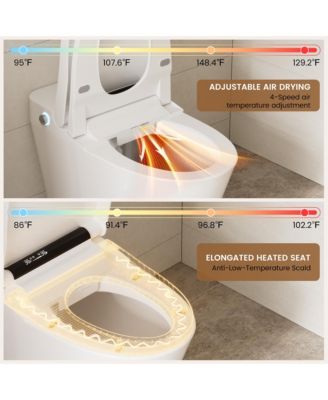 Tankless One-Piece Smart Toilet with Auto Flush and Heated Seat