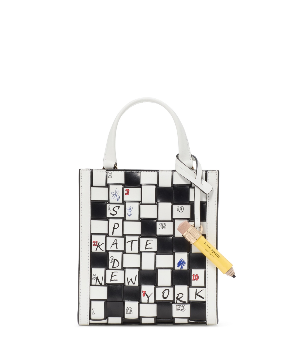 Wordplay Manhattan Mini Tote Bag - True White Multi