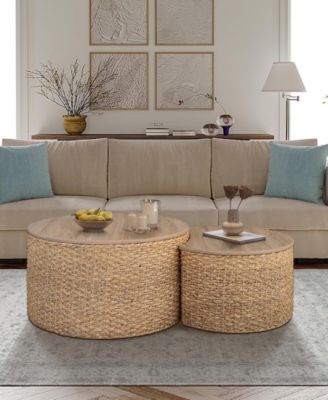 Gallerie Decor Saxony Nesting Coffee Table With Storage