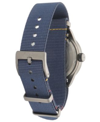 Men's Flyboy Airmaster Sector Meca-Quartz Blue Nylon Strap Watch, 40mm