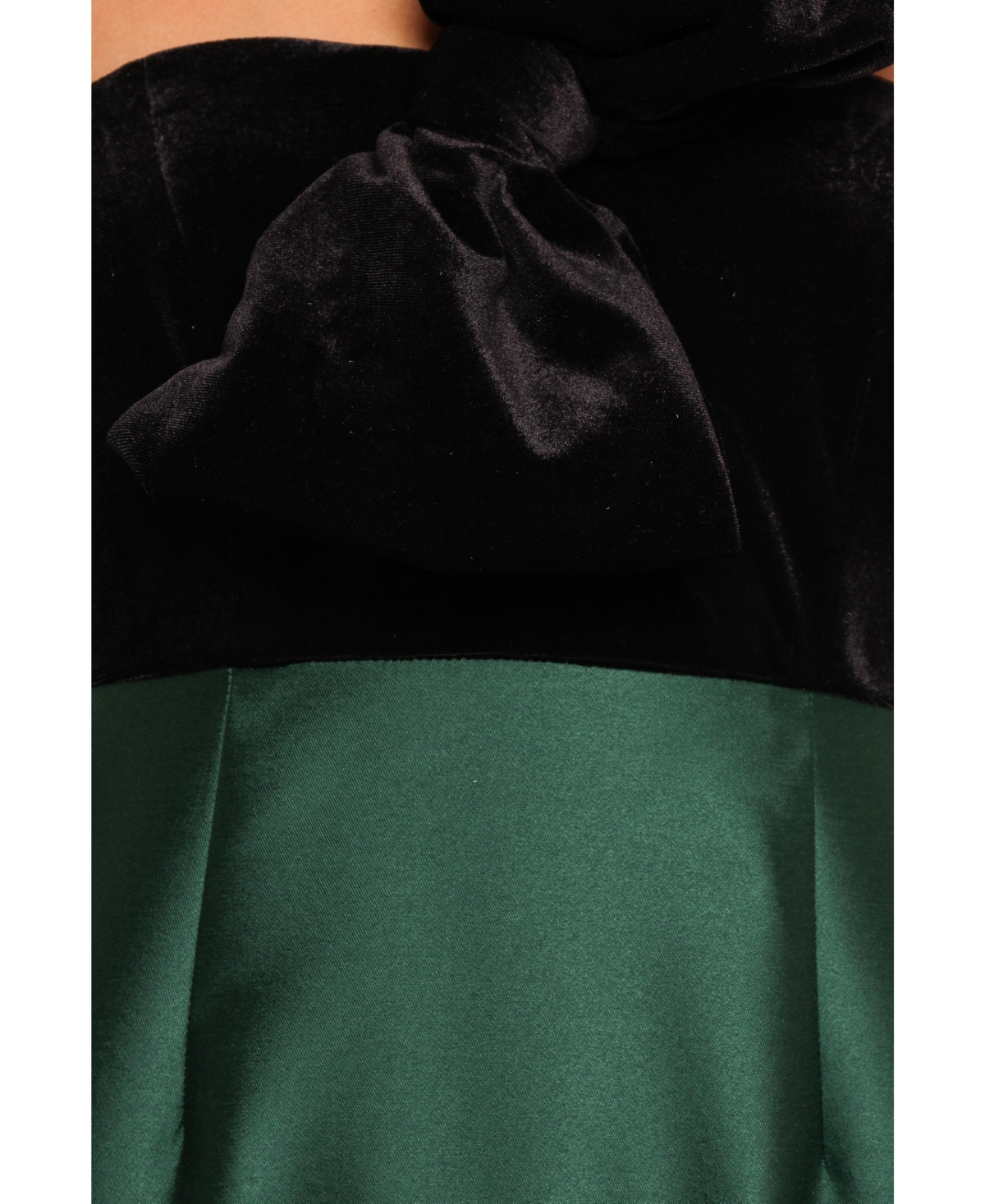 Petal and Pup Women's Amelie Bow Front One Shoulder Midi Dress