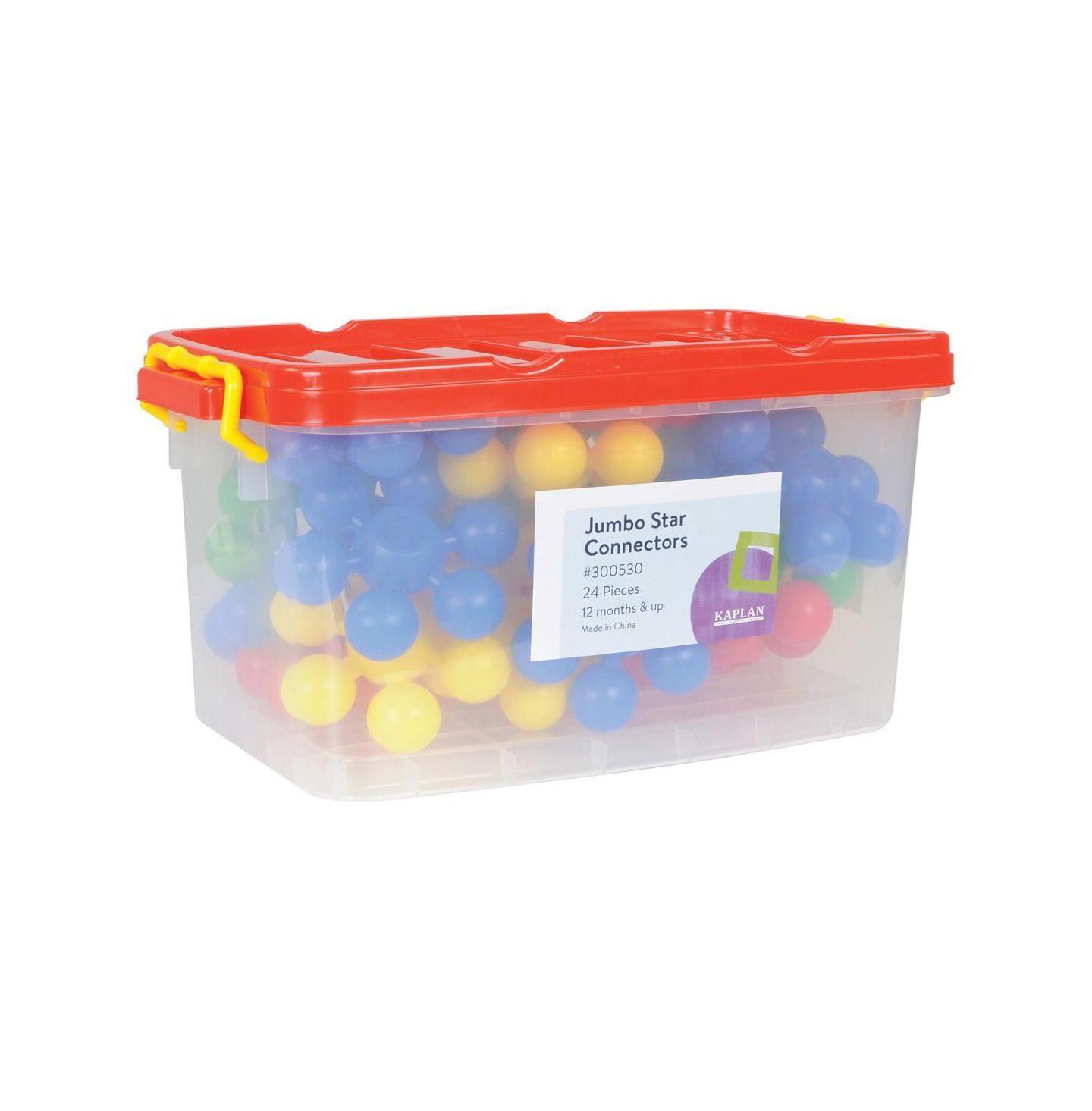 Детский конструктор Joyn Toys Jumbo Star Connectors 24-Piece Building Set, Ages 12-24 Months, цвет: Assorted Pre-Pack — фото 5