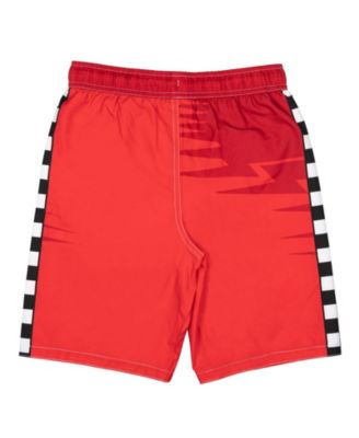 Toddler Boys Pixar Lightning McQueen Swim Trunks Bathing Suit