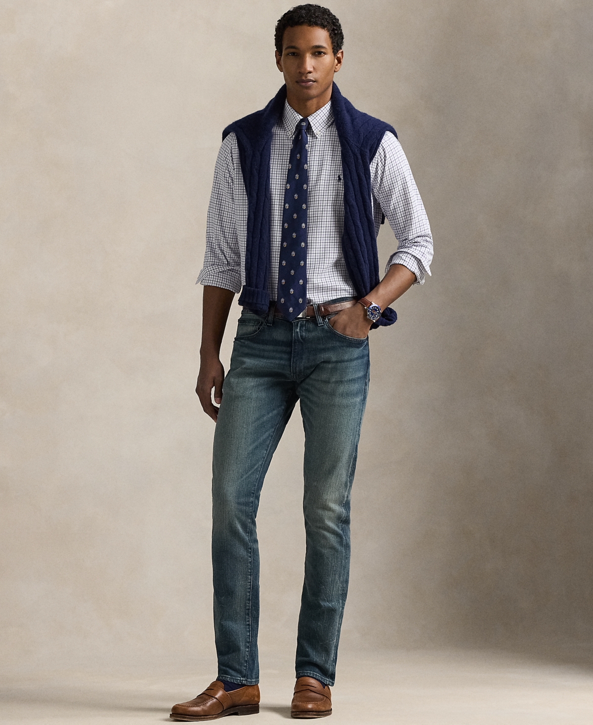Polo Ralph Lauren Men's Classic-fit Performance Oxford Shirt In White