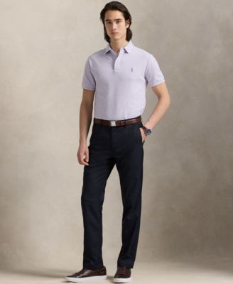 Men's Classic Stretch Oxford Mesh Polo Shirt