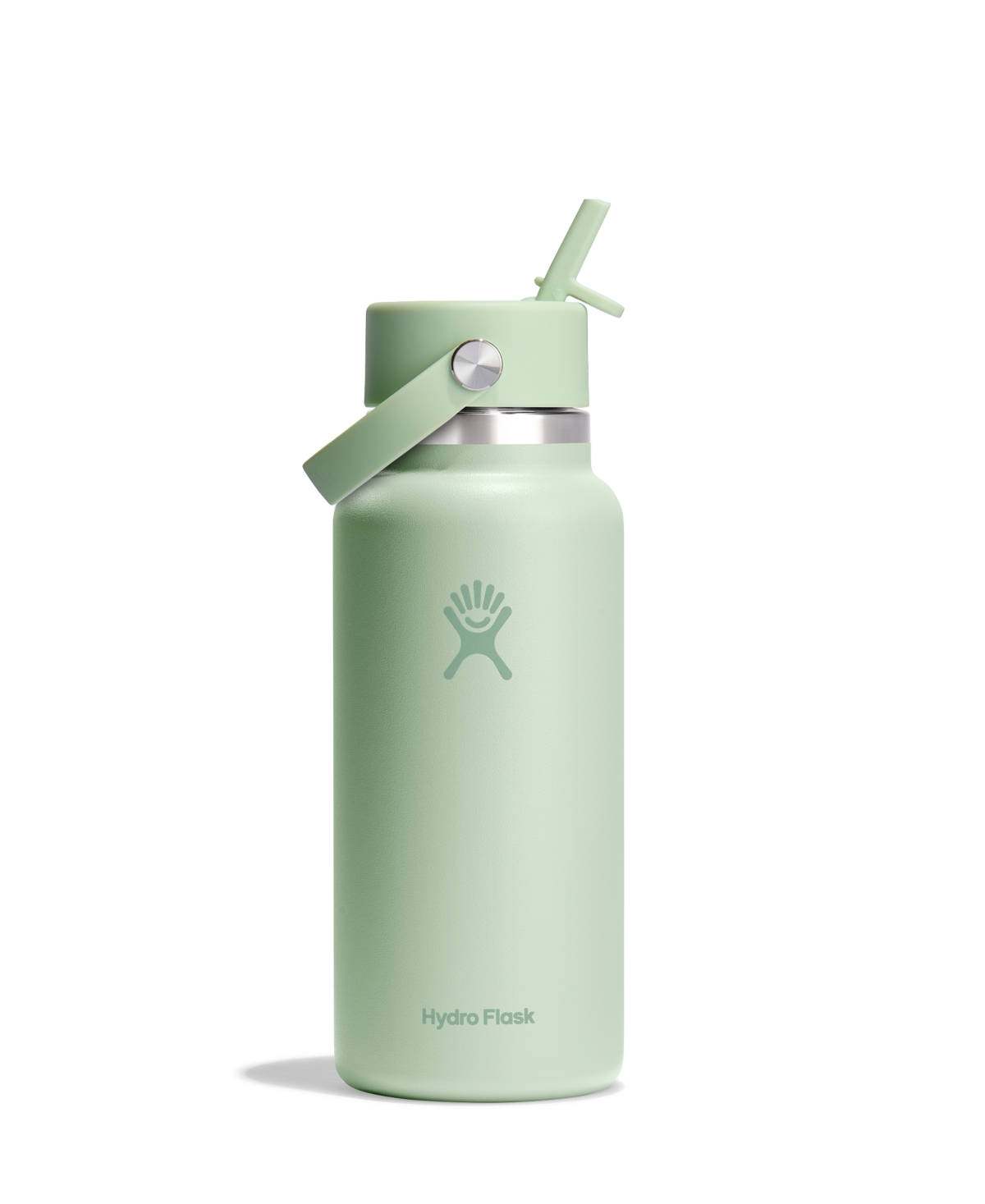 Hydro Flask 32 oz Wide Mouth With Flex Straw Cap In Aloe