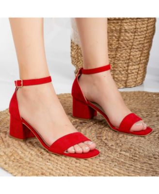 Iva Low Block Heel Sandals