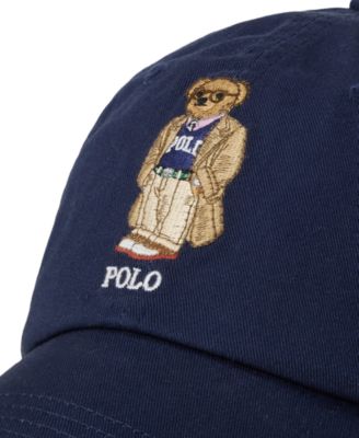 Men's Polo Bear Twill Ball Cap