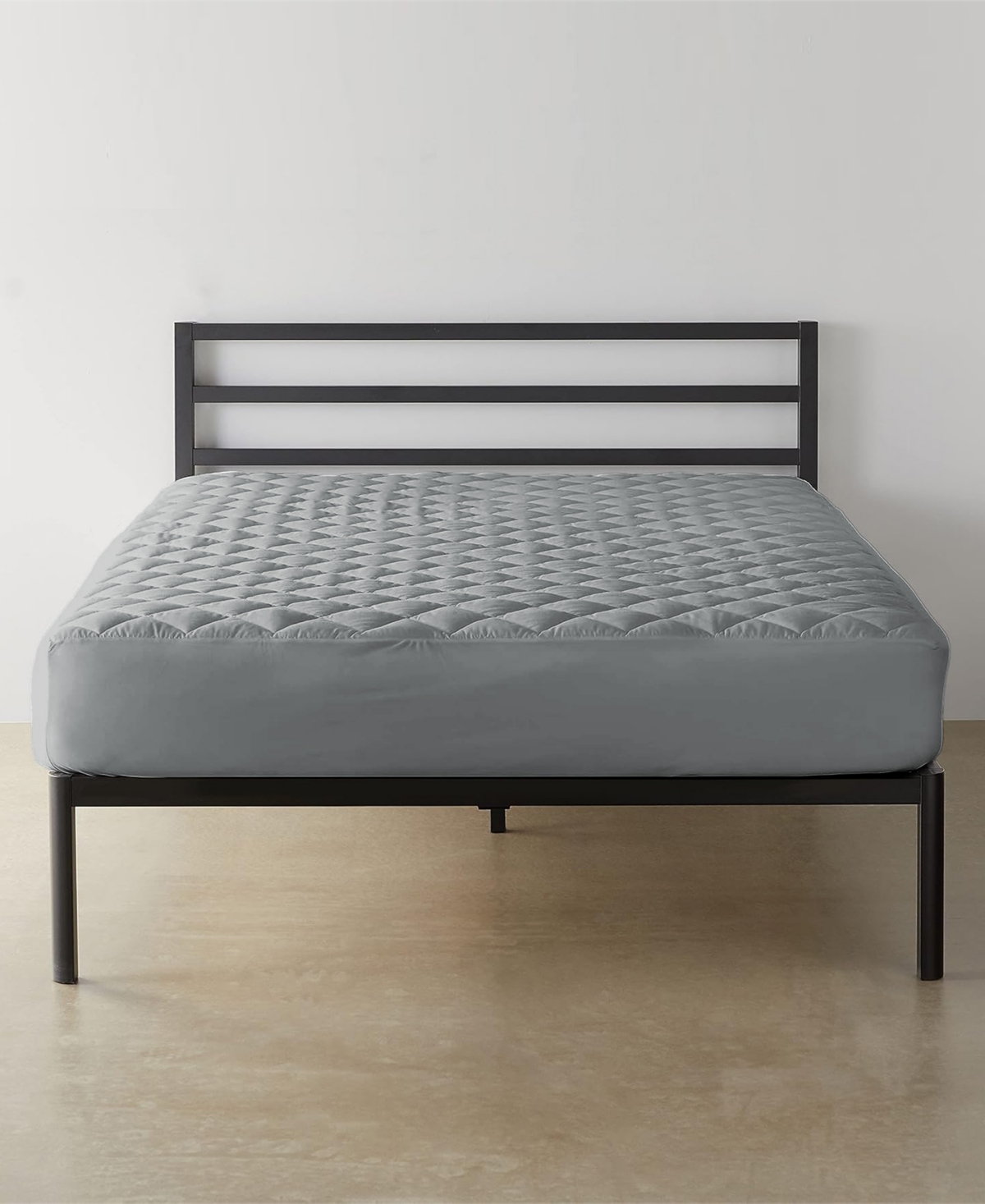 Unikome Waterproof Quilted Mattress Protector, Twin In Gray