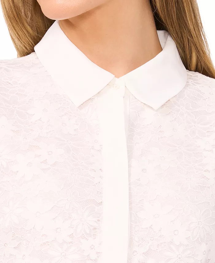 Women's Lace Short-Sleeve Shirt - thumbnail 3