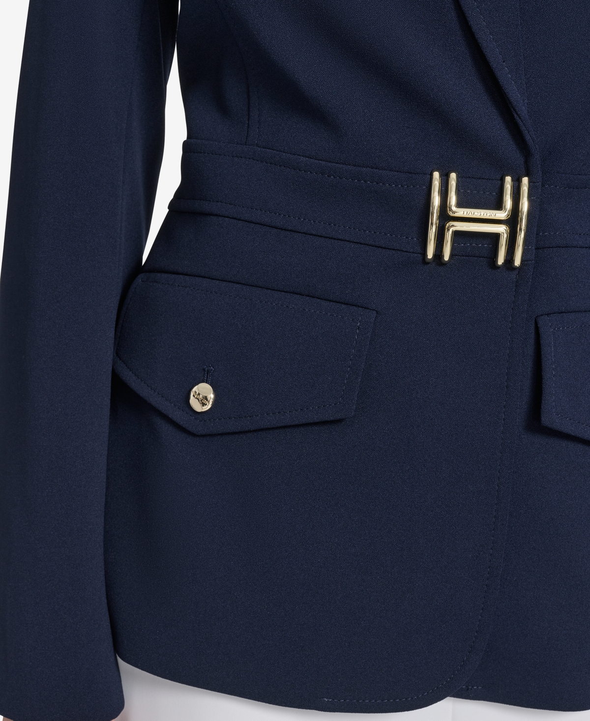 HALSTON WOMEN'S NOTCHED COLLAR BLAZER 