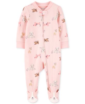 Carter's - Baby Girl Cotton Dog-Print Sleep & Play Pajamas
