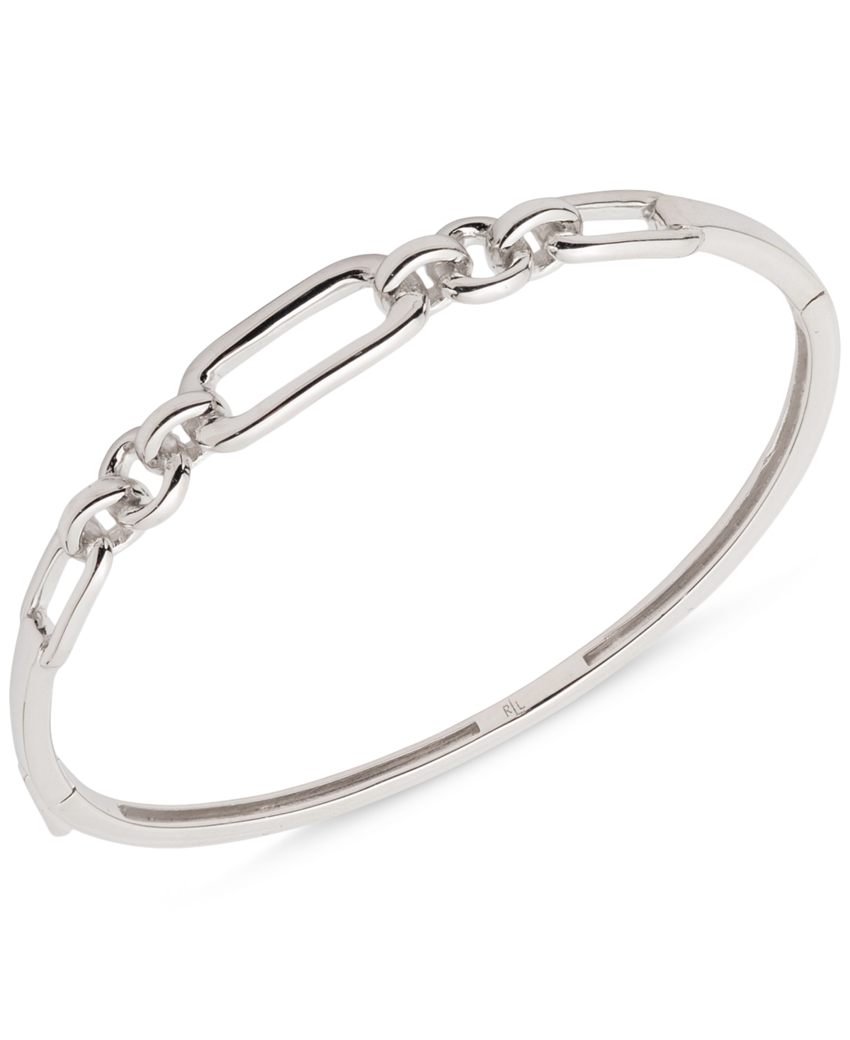 Ralph Lauren Sterling Silver Link Bangle Bracelet