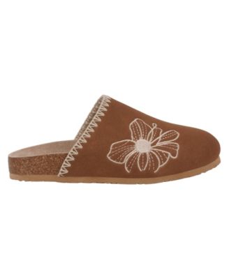 Women's Jamie Embroidered Slide Footbed Clogs