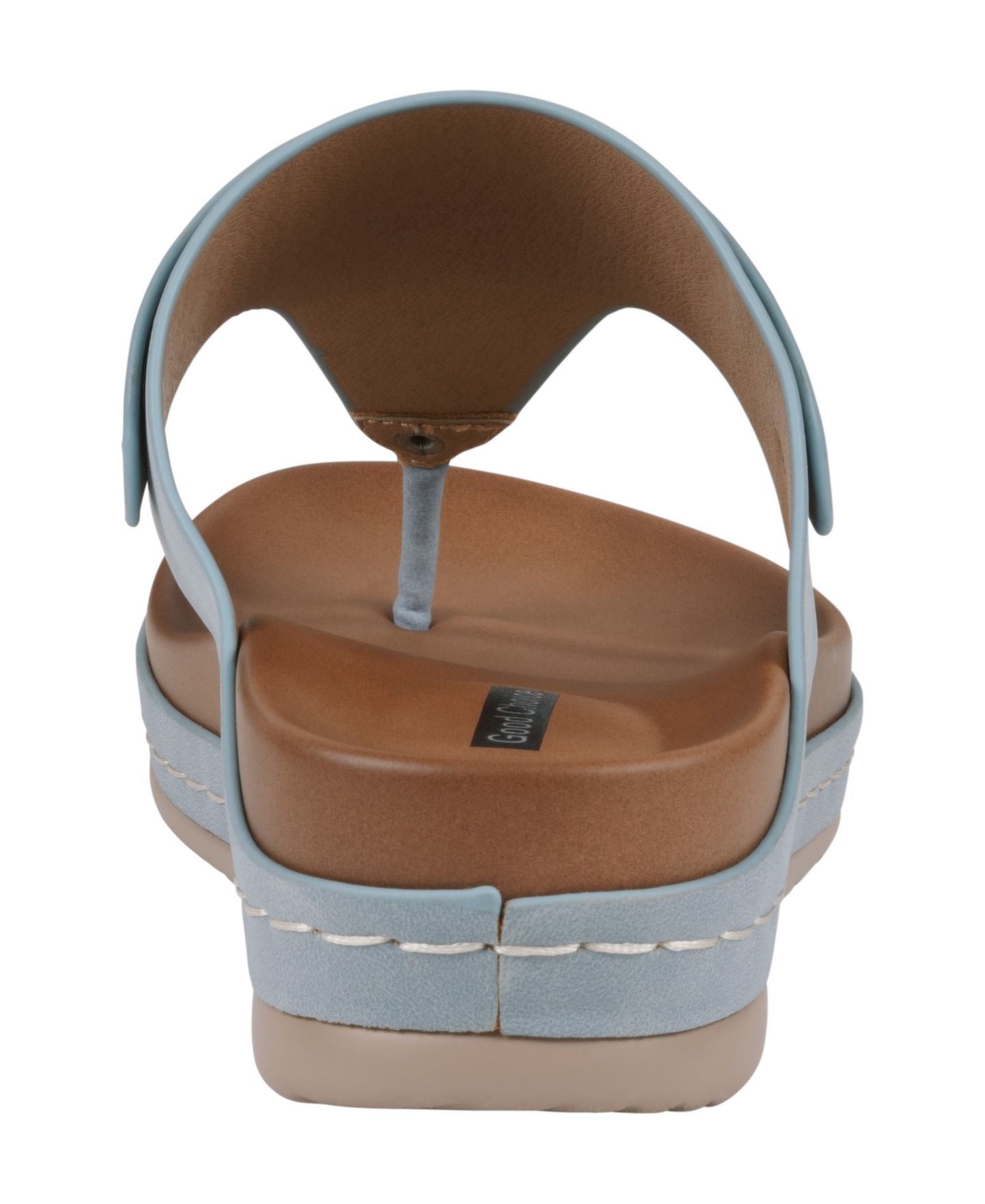 Женские сандалии GC Shoes Tani Thong Wedge, цвет: Королевский синий — фото 3