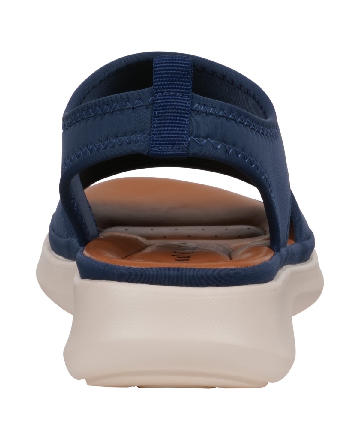 Gc Shoes Women's Nixie Stretch Lycra Wedge Sandals In Navy
