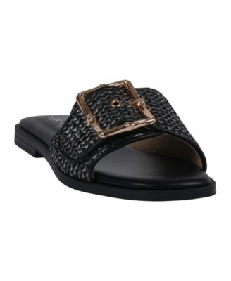 Women's Indie Woven Buckle Flat Sandals