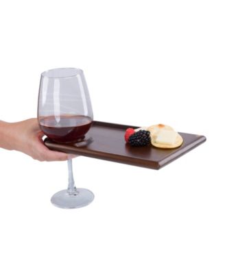 Rectangle Wine Appetizer Plates, Set of 4