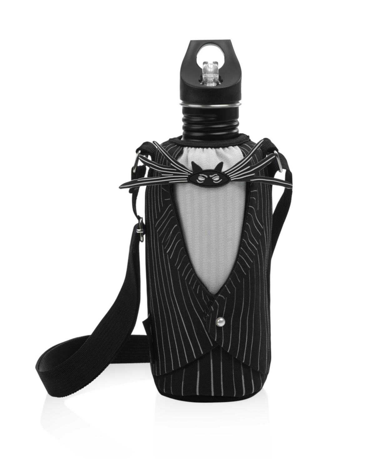 Oniva Disney Nightmare Before Christmas Bottle Cooler Tote Set, 24 Oz. In Black And White