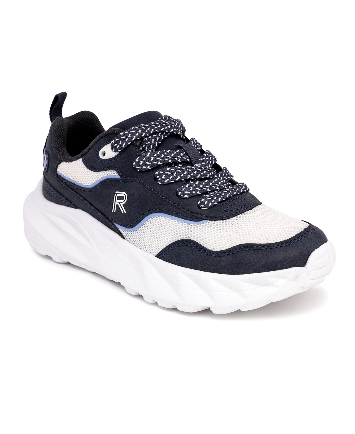 Rockport Little And Big Boys Jasper Athletic Sneaker In Navy,white