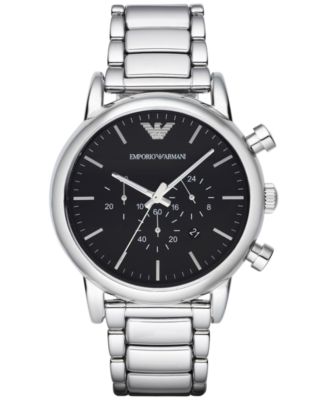 Emporio Armani - Men's Chronograph Stainless Steel Bracelet Watch 46mm AR1894