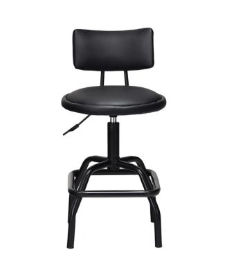 Adjustable Swivel Vintage like PU Leather Bar Stool