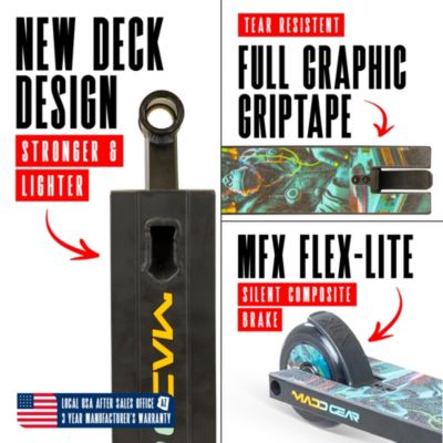 Pro Stunt Scooter for Kids Ages 5+ – Lightweight Durable Trick Scooter for Skatepark and Street – MG2 - DJ Rilla