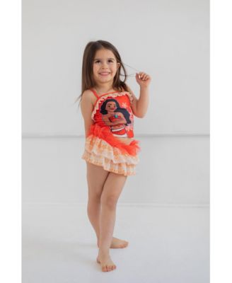 Toddler Girls Princess UPF 50+ Tankini Top and Swim Skirt