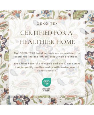 Cotton Stitched Reversible Boho Floral 3 Piece Quilt and Sham Set