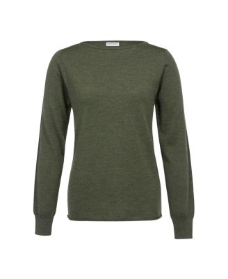 Women's Merino Fine Knit Boat Neck Sweater